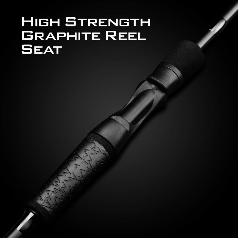 KastKing Crixus Fishing Rod and Reel Combo, High Performance Spinning & Baitcaster Combo, IM6 Graphite 2Pc Blanks, Zirconium Oxide Rings, SuperPolymer Handle, Lightweight Reel with Aluminum Spool - Image 4